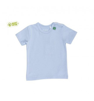 Žydri marškinėliai trumpomis rankovėmis