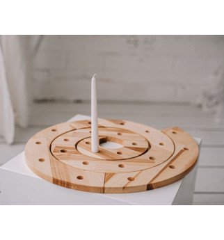 Medinė žvakidė - stovas