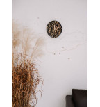 Medinis sieninis laikrodis su akrilo stiklu "Laikas"