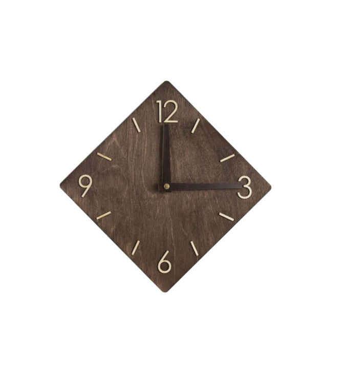 Rombo formos medinis sieninis laikrodis