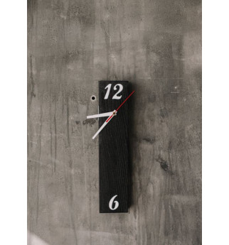 Stačiakampio formos medinis sieninis laikrodis "Simfonija"