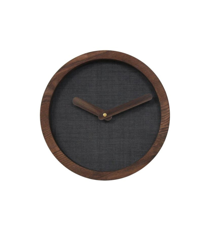 Tamsus apvalus sieninis laikrodis