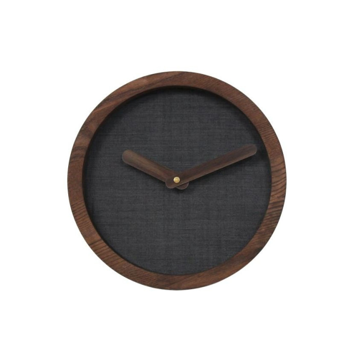 Dark round wall clock