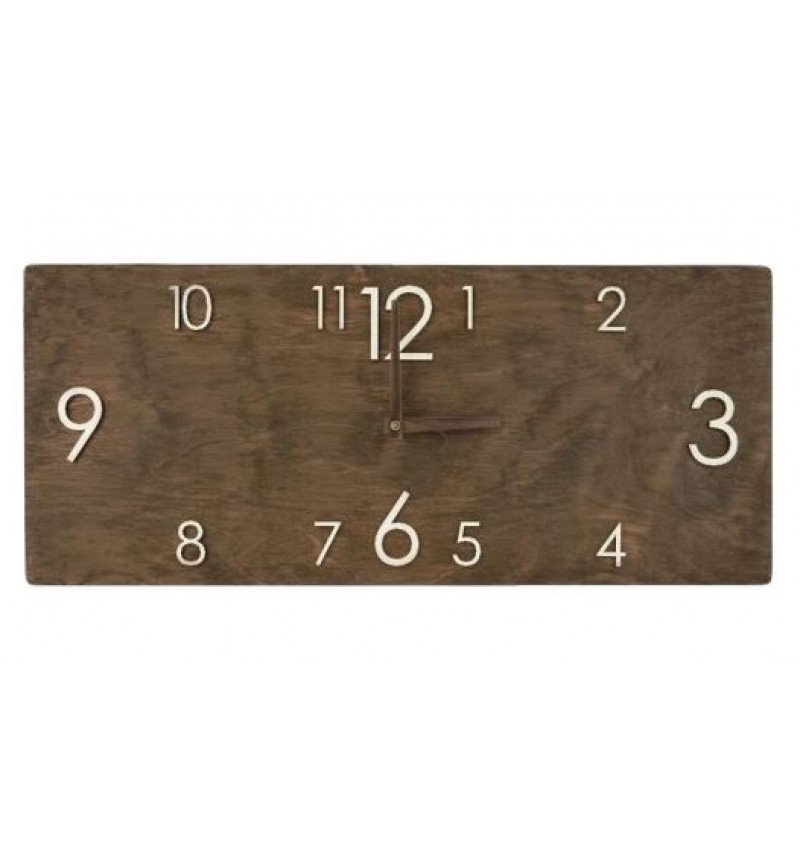 Didelis medinis sieninis laikrodis