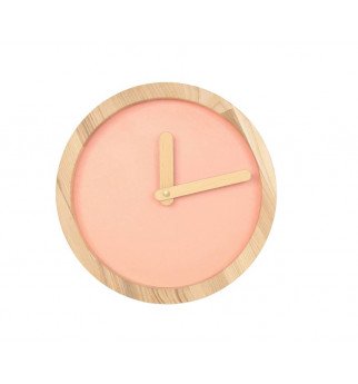 Šviesus apvalus sieninis laikrodis