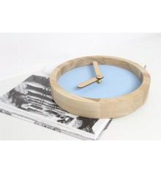 Šviesus apvalus sieninis laikrodis "Laikas"