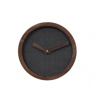 Tamsus apvalus sieninis laikrodis