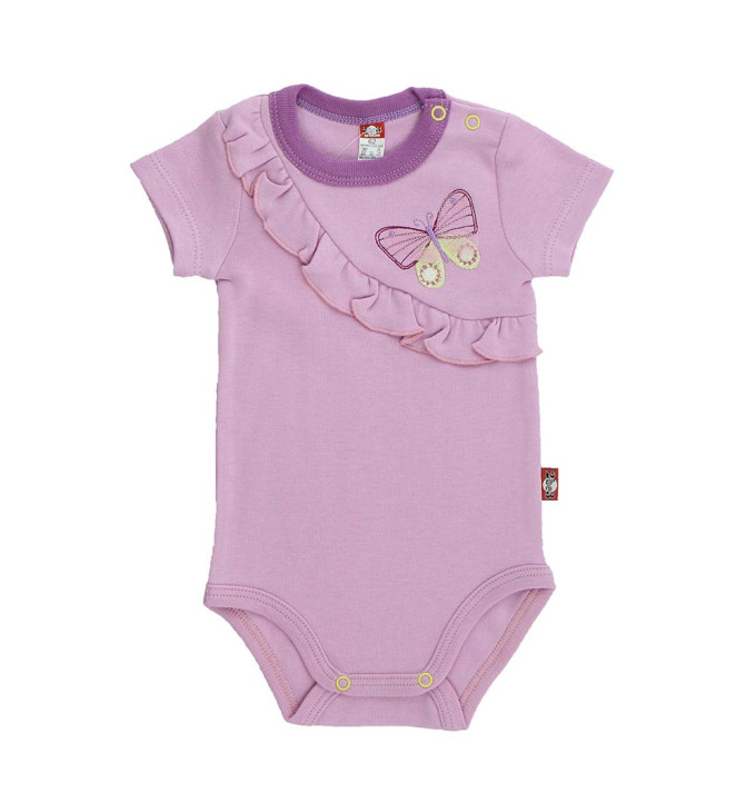 Alyvinis smėlinukas trumpomis rankovėmis "Drugelis"