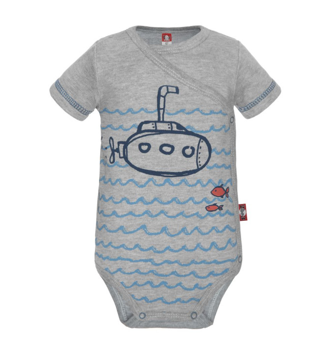 Bangelėmis puoštas smėlinukas trumpomis rankovėmis "Paplūdimys"