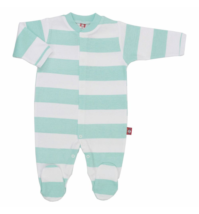 Dryžuoti šliaužtinukai ilgomis rankovėmis "Vaikutis"