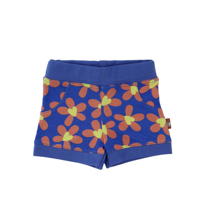 Gėlėti šortai "Smalsus paukštelis"