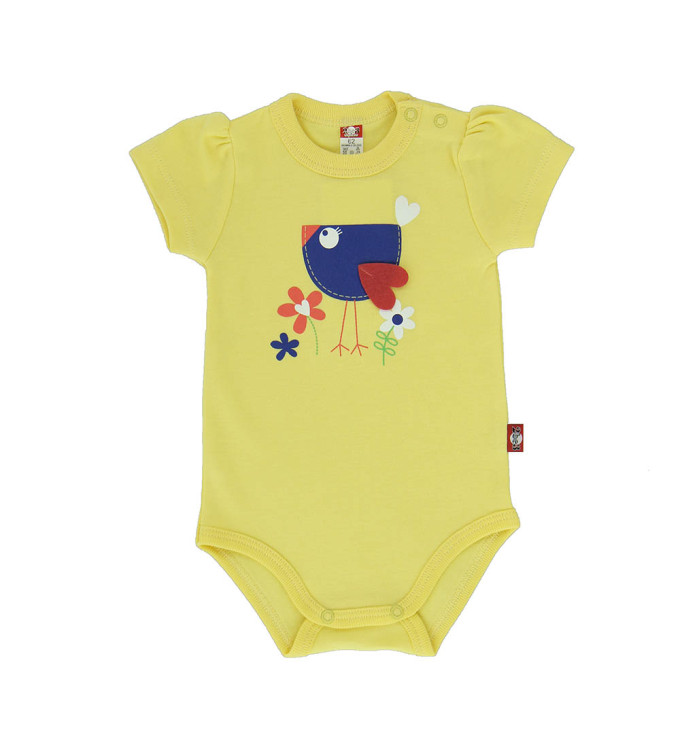 Geltonas smėlinukas "Smalsus paukštelis"