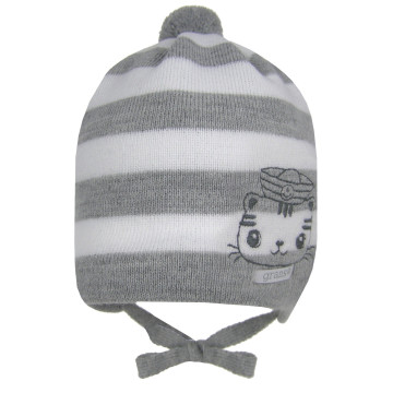 Striped cap