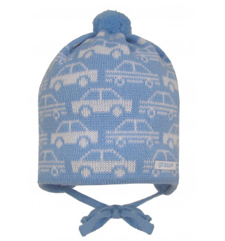 Mėlyna kepurė "Mašinytė"