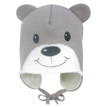 Brown baby hat „Little Bear“