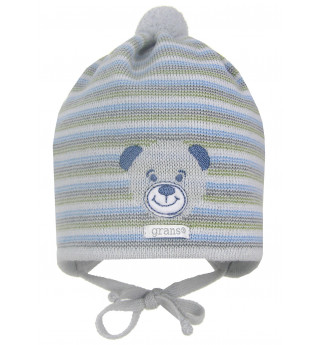 Dryžuota kepurė "Meškiukas"