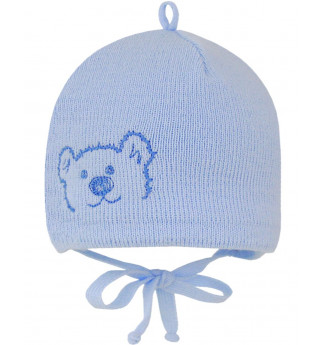 Mėlyna kepurė "Meškiukas"