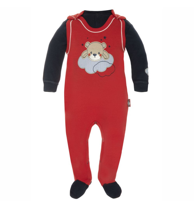 Marškinėlių ir šliaužtinukų rinkinukas "Meškiukas"