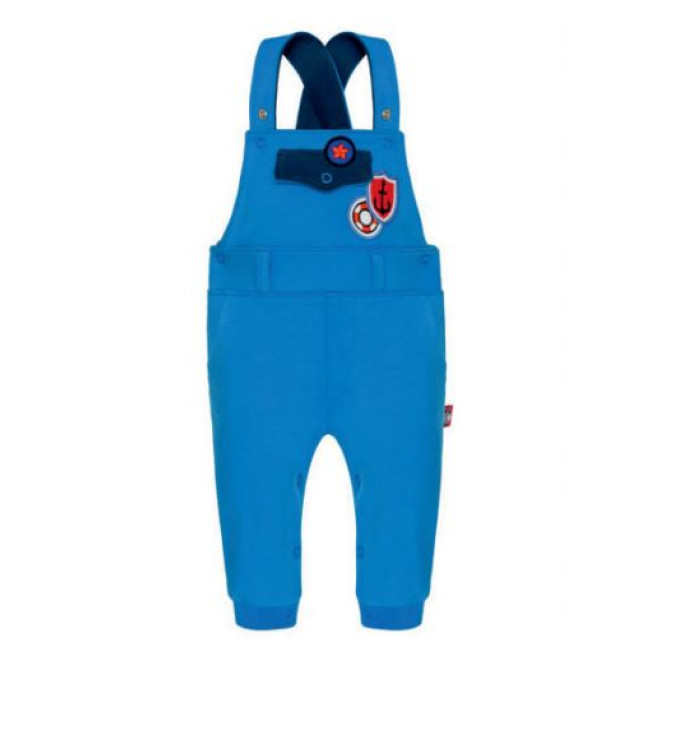 Mėlynos kelnės su petnešomis