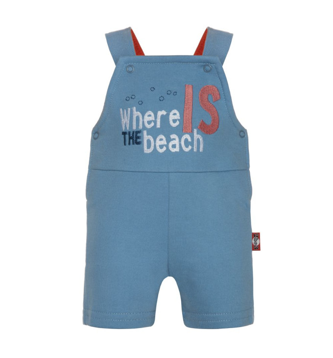 Mėlynos kelnės su petnešomis "Paplūdimys"