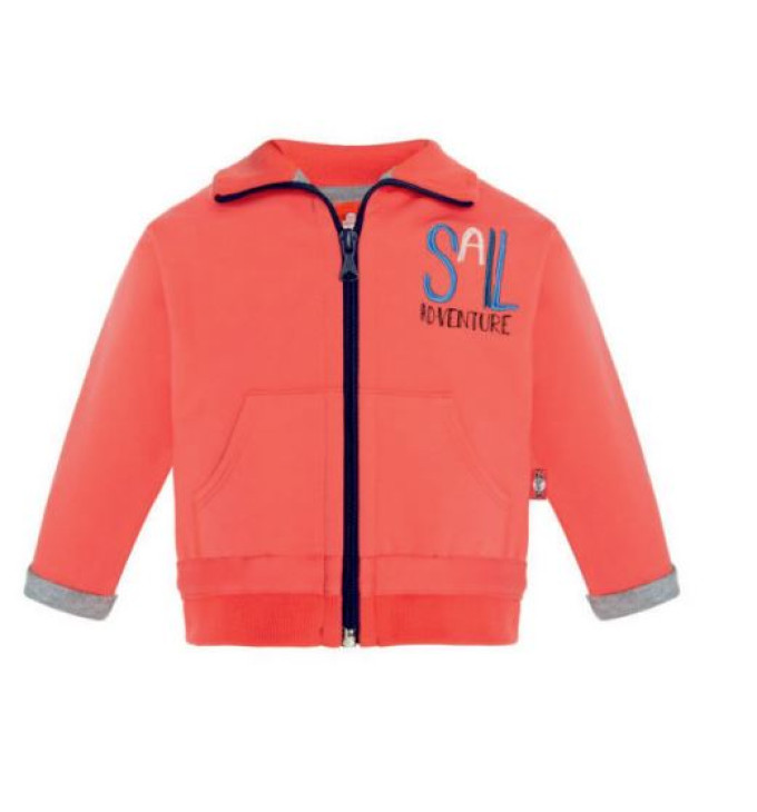 Oranžinės spalvos megztukas