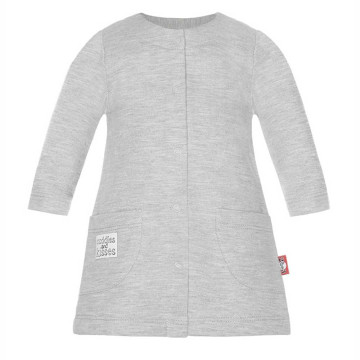 Grey baby dress „Little Lamb“
