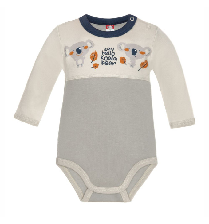 Pilkas smėlinukas  ilgomis rankovėmis "Dvi Koalos"