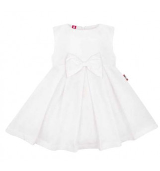 Puošni balta  suknelė su kaspinu "Boho"