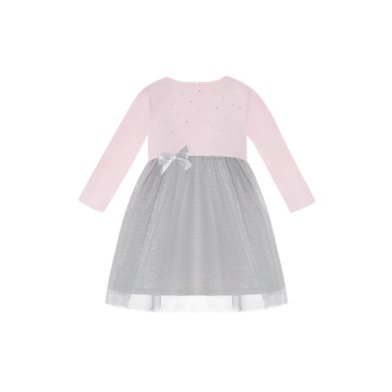 Elegant dress with tulle skirt