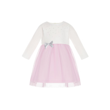 Elegant dress with tulle skirt