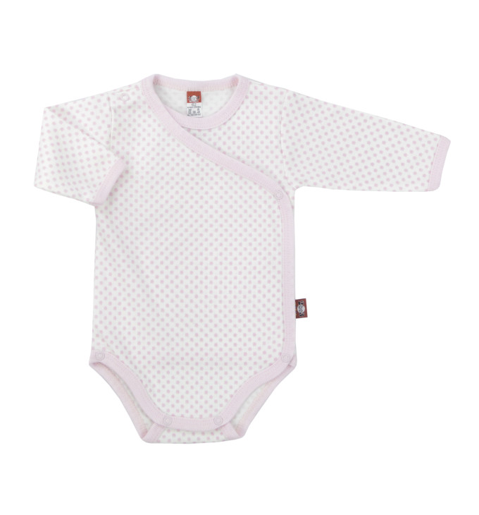 Rožinės spalvos smėlinukas su užsegimu per šoną