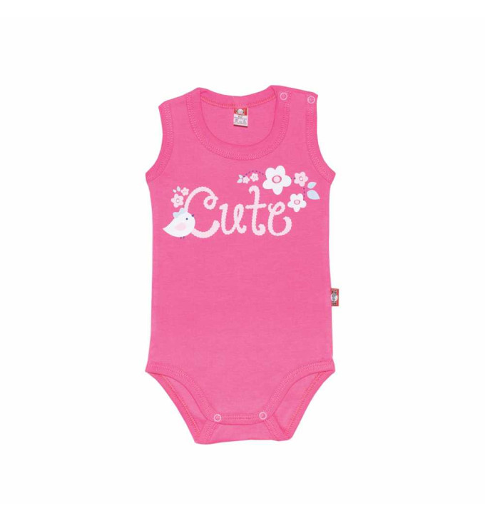 Rožinis smėlinukas be rankvių "Mielas"