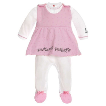 Bodysuit and shirt set „Little Heart“