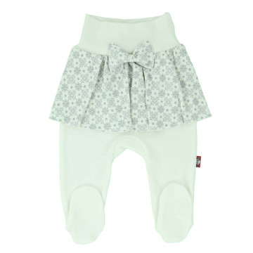 Sand colored pants with skirt and bow „Stilinga little girl“
