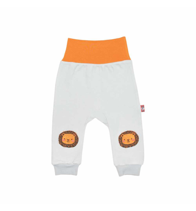 Šviesiai pilkos spalvos kelnės "Liūtukas"