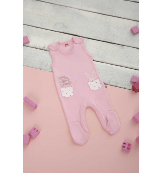 Šviesiai rožiniai šliaužtinukai "Kiškutis"