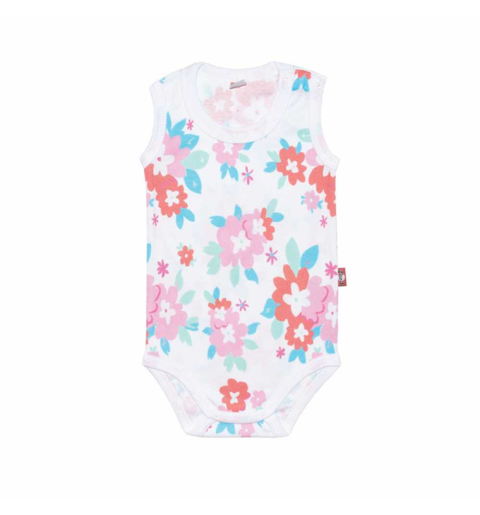 Vasariškas gėlėtas smėlinukas be rankovių  "Laputė"