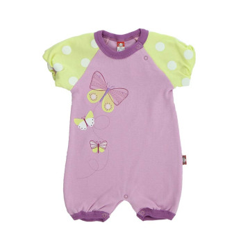 Summer bodysuit with puff sleeves 