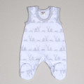 Vilaurita white insulated rompers with short sleeves 