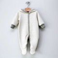 Vilaurita grey baby jumpsuit with a hood „Berty“
