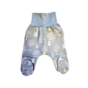 Vilaurita grey warm-lined baby trousers „Ronny“