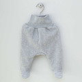 Vilaurita grey baby trousers with feet „Roksi“