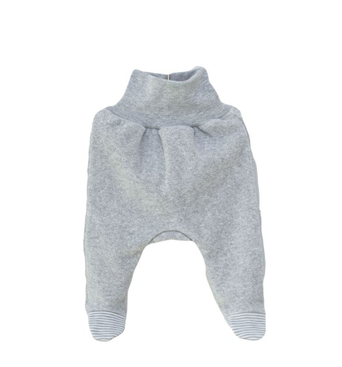 Vilaurita šiltos pilkos kelnės su pėdutėmis "Roksi"