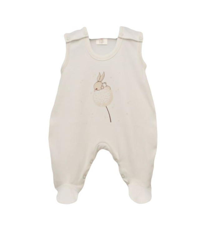 Vilaurita smėlio spalvos šliaužtinukai trumpomis rankovėmis "Bani"