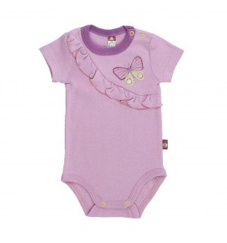 Alyvinis smėlinukas trumpomis rankovėmis "Drugelis"