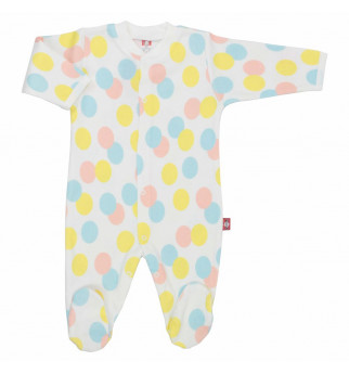 Baltos spalvos šliaužtinukai "Klounas"