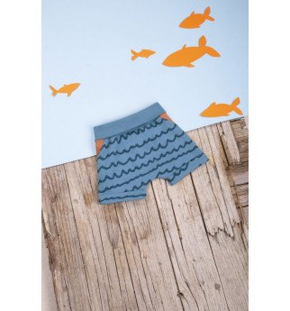 Bangelėmis puošti šortukai "Paplūdimys"