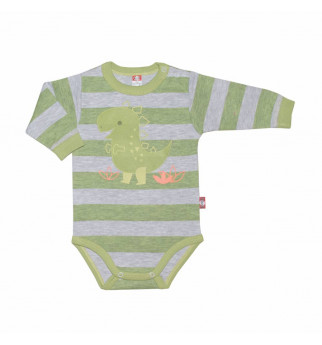 Dryžuotas smėlinukas ilgomis rankovėmis