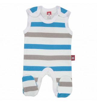 Dryžuoti šliaužtinukai trumpomis rankovėmis ankstukams "Ankstukas"