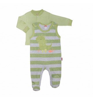 Marškinėlių ir šliaužtinukų rinkinukas "Dinozauras"